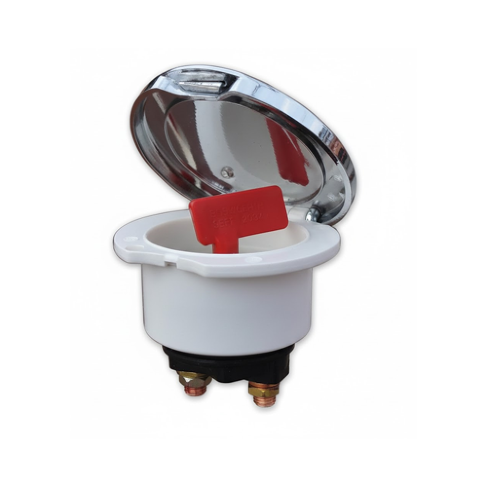 DEVRE KESİCİ YUVALI BEYAZ KAPAK