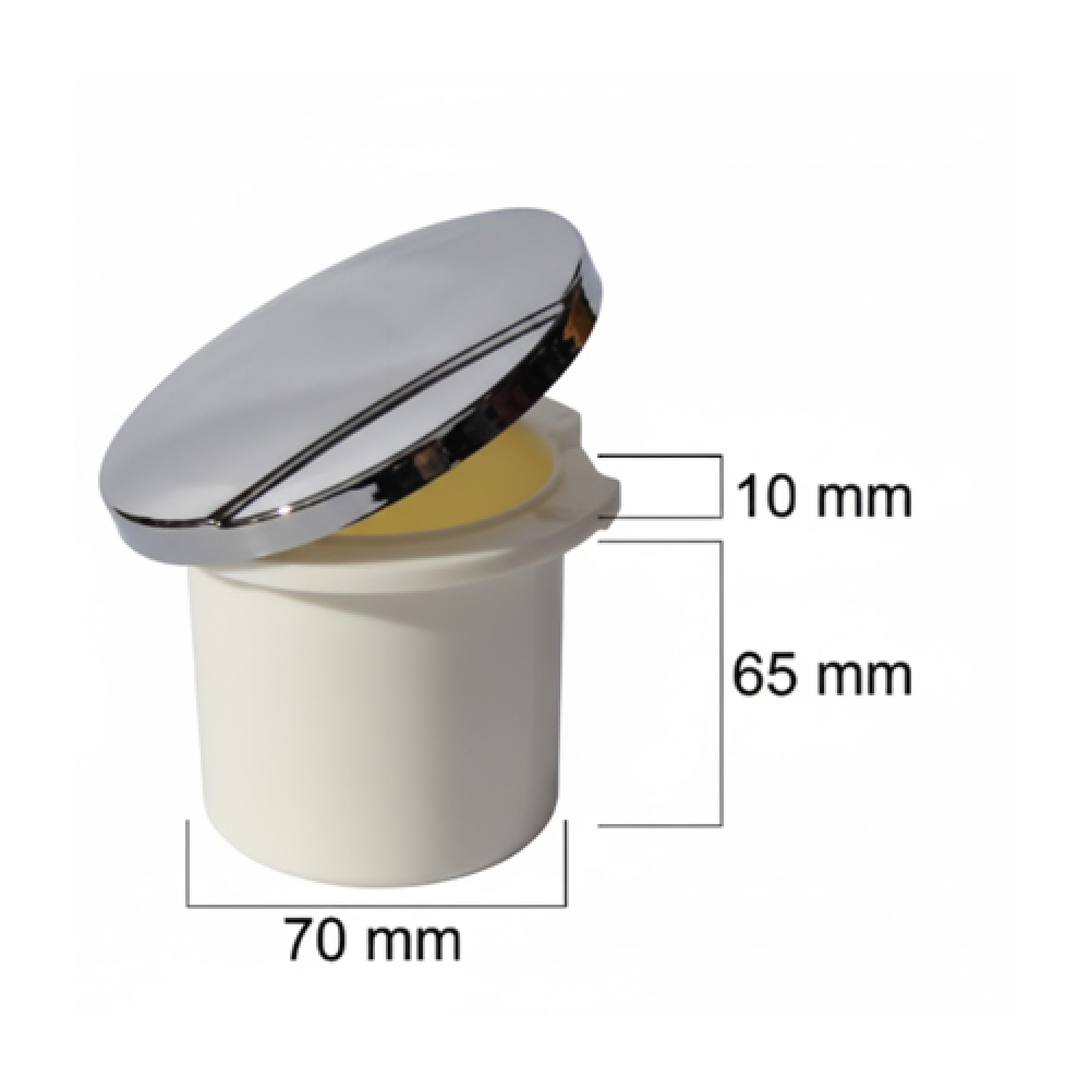 DUŞ YUVASI KROM KAPAK