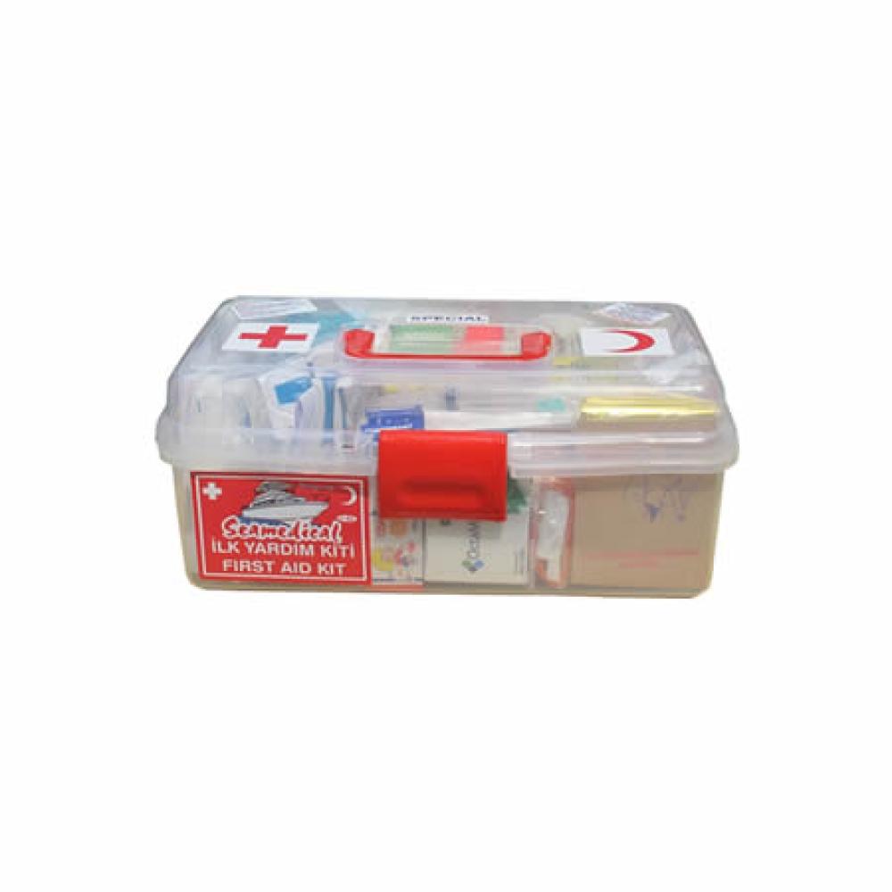 İLK YARDIM ÇANTASI KUTULU 116 PARÇA DİKDÖRTGEN