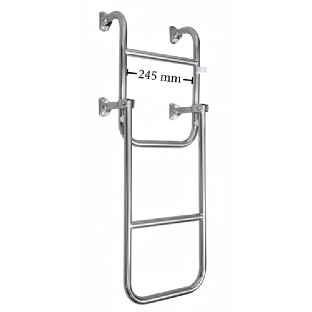 KATLANIR KROM MERDİVEN 2+2 BASAMAK