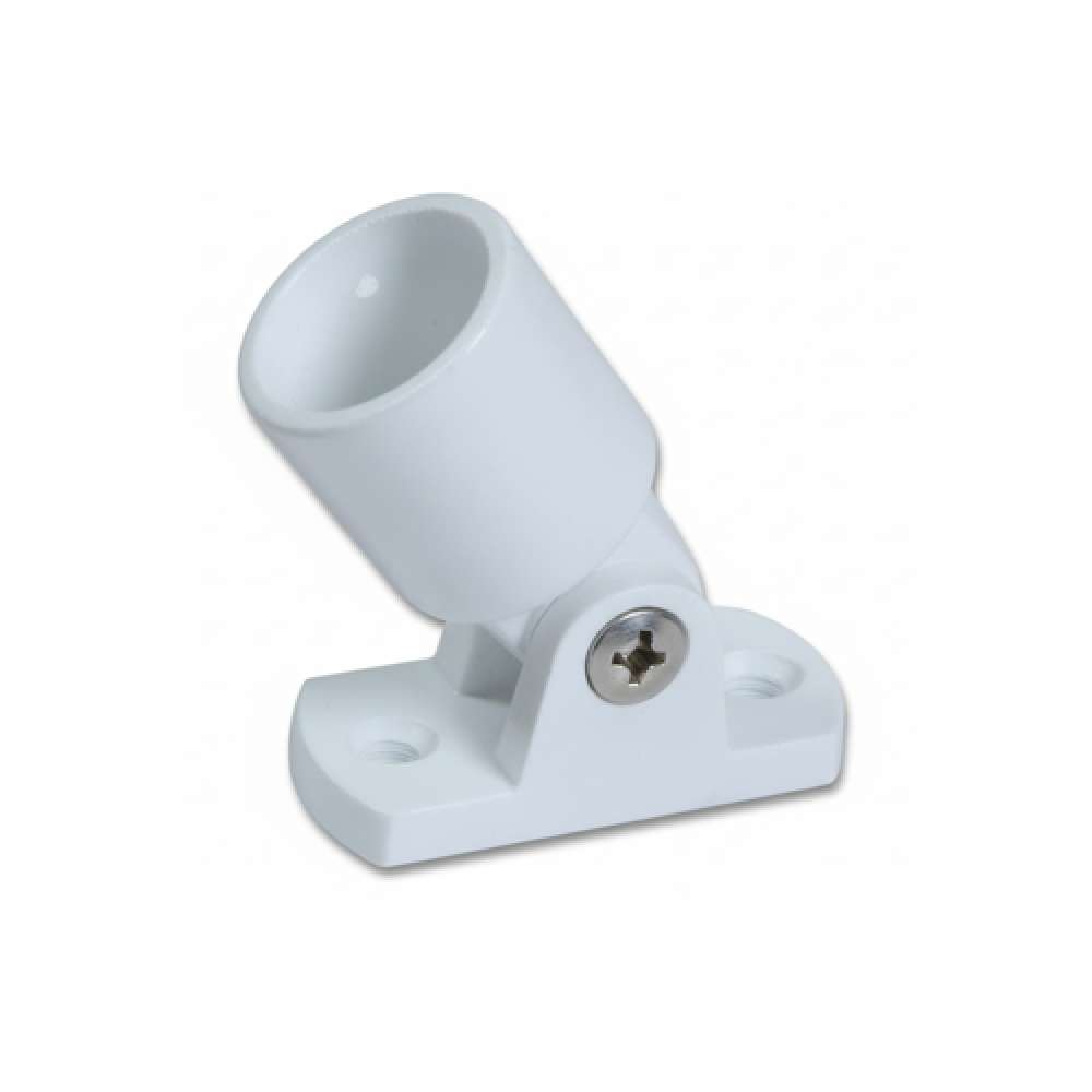 PLASTİK TENTE AYAĞI  BEYAZ 25 MM