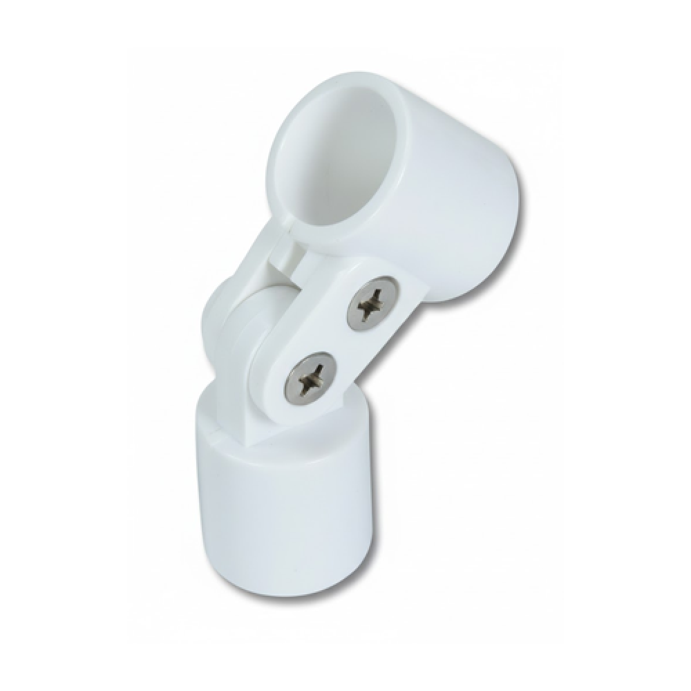 PLASTİK TENTE ORTA MAFSALI 22MM BEYAZ