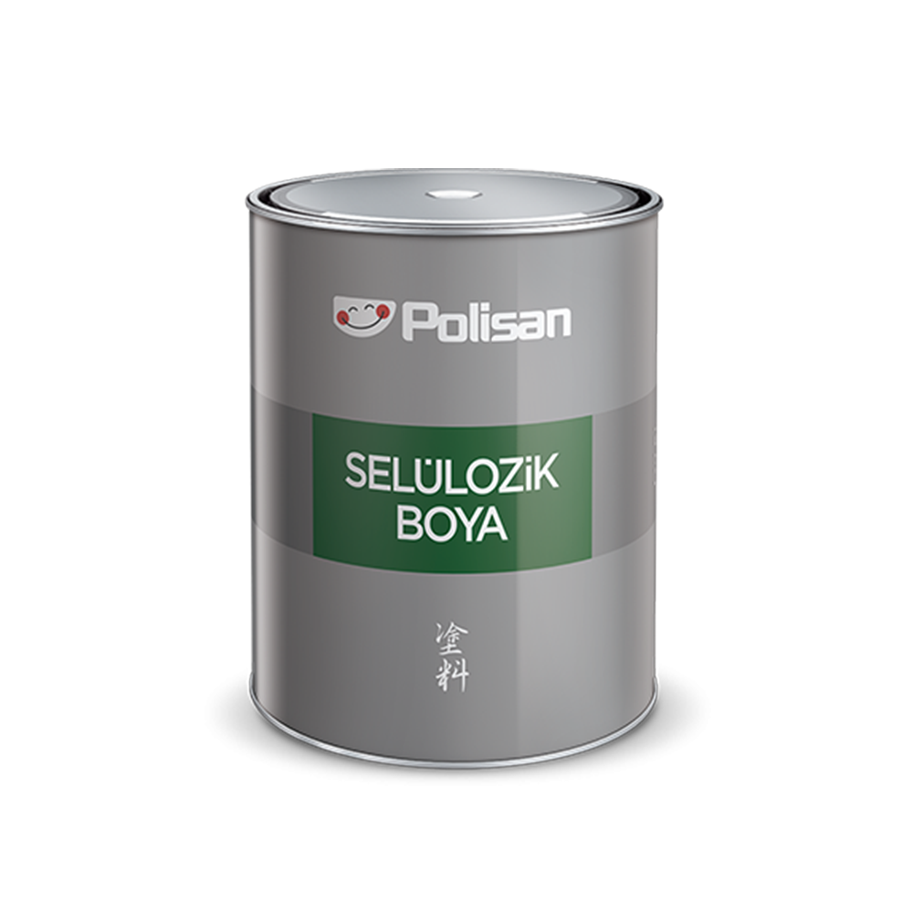 POLİSAN ENDÜSTRİYEL SELÜLOZİK BOYA PARLAK BEYAZ 2,5LT